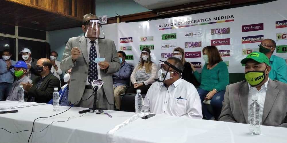 Diario Frontera, Frontera Digital,  Alianza Democrática en Mérida, Politica, ,Presentados los candidatos a la AN por la Alianza Democrática en Mérida
