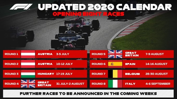 Diario Frontera, Frontera Digital,  FÓRMULA1, Deportes, ,La Fórmula 1 anuncia 
las ocho primeras carreras de la temporada