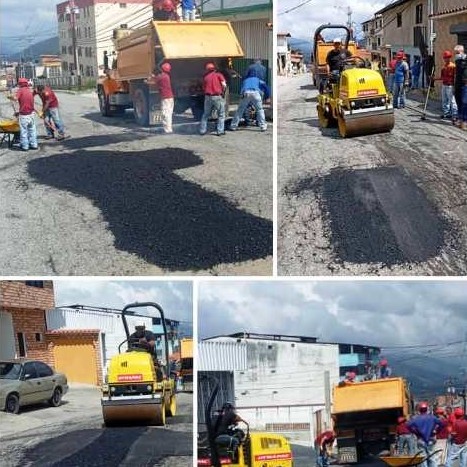 Diario Frontera, Frontera Digital,  ALCALDÍA DE TOVAR, Mocoties, ,Con 30 toneladas de asfalto Alcalde Puliti arrancó recuperación de vías en Tovar