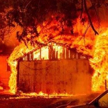 Diario Frontera, Frontera Digital,  INCENDIO EN CALIFORNIA, EEUU, Internacionales, ,Impresionante incendio 
arrasó población en California