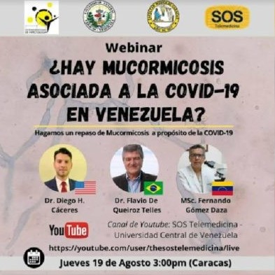 Diario Frontera, Frontera Digital,  HONGO NEGRO, Salud, ,Micólogo informa sobre cuatro casos 
de hongo negro en Venezuela asociados al COVID-19