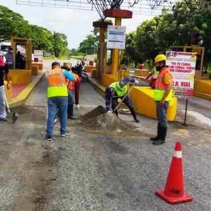 Diario Frontera, Frontera Digital,  Sapvem, Panamericana, ,Sapvem inició trabajos de reparación del pavimento en el peaje de Zea