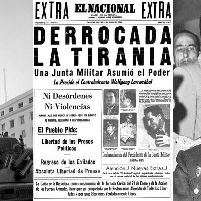 Diario Frontera, Frontera Digital,  Rafael Simón Jiménez, 23 DE ENERO DE 1958, Nacionales, ,“El 23 de enero es la fecha de mayor trascendencia en la historia republicana del país”