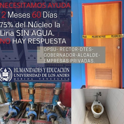 Diario Frontera, Frontera Digital,  ULA SIN Agua, NÚCLEO LIRIA, Regionales, ,A 60 días: 75% del núcleo Liria ULA sigue sin una gota de agua