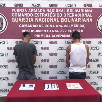 Diario Frontera, Frontera Digital,  GNB, ELVIGÍA, Sucesos, ,GNB captura dos hombres por microtrafico de droga en El Vigía