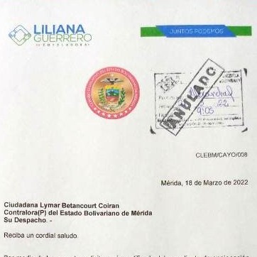 Diario Frontera, Frontera Digital,  LILIANA GUERRERO, Politica, ,Liliana Guerrero: Contraloría de Mérida 
anula sin justificación solicitud de expediente