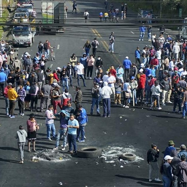 Diario Frontera, Frontera Digital,  QUITO, ECUADOR, Internacionales, ,Manifestantes indígenas bloquean Quito 
pese al llamado a dialogar
