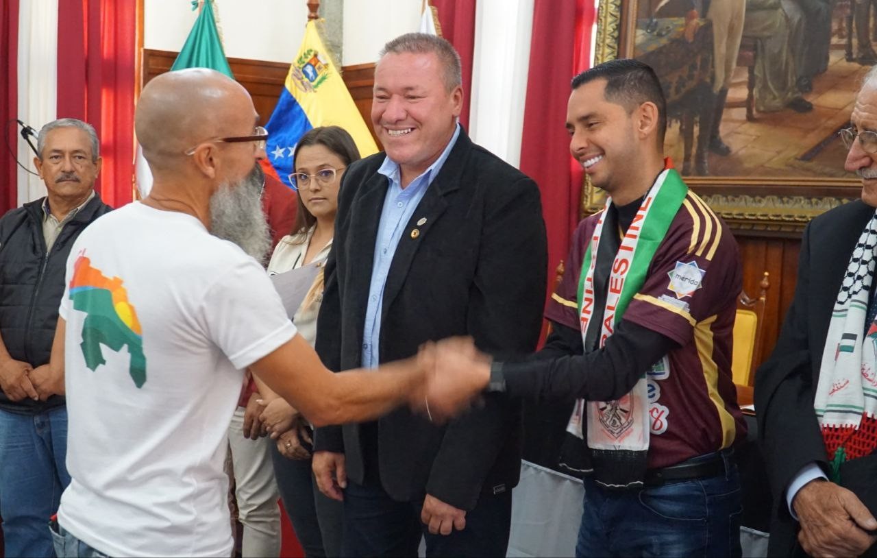 Diario Frontera, Frontera Digital,  Mérida, Esequibo, Palestina, Jesús Araque, José Luis Scioscia, Concejo Municipal, Municipio Libertador, Regionales, ,Alcalde Jesús Araque acompañó sesión por solidaridad de Países Hermanos con Palestina y por la defensa del Esequibo