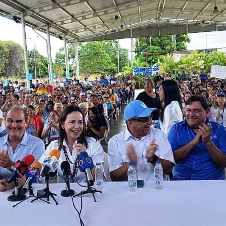 Diario Frontera, Frontera Digital,  VENTE VENEZUELA, MARÍA CORINA MACHADO, Politica, ,“¡Ganamos o ganamos!: María Corina encabeza 
multitudinario acto de mujeres en Guayana