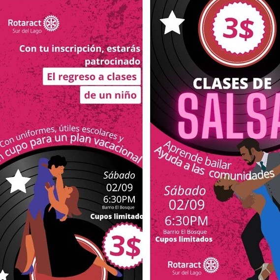 Diario Frontera, Frontera Digital,  Rotaract Sur del Lago, El Vigía Panamericana, ,Rotaract Sur del Lago invita a participar 
en un taller para aprender a bailar salsa en El Vigía