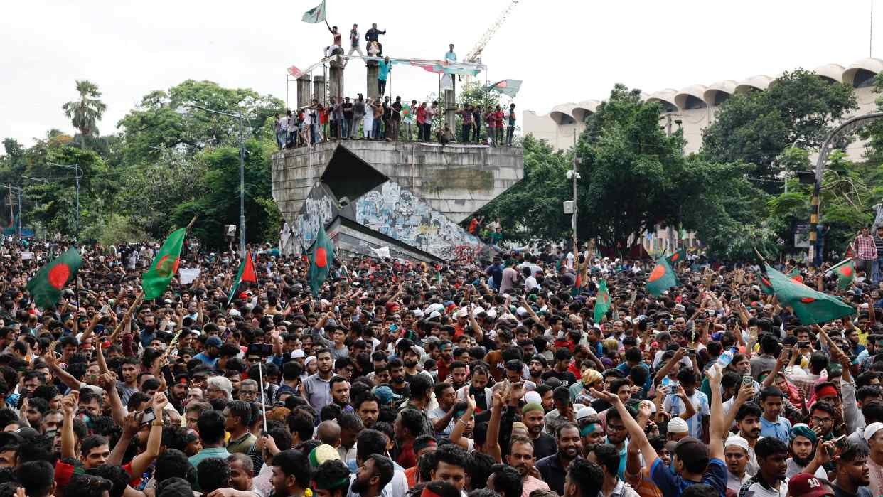Diario Frontera, Frontera Digital,  Internacionales, ,Primera ministra de Bangladesh renuncia y abandona el país en medio de violentas protestas