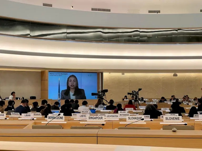 Diario Frontera, Frontera Digital,  Politica, ,Machado y González piden al Consejo de Derechos Humanos de la ONU firmeza contra Maduro