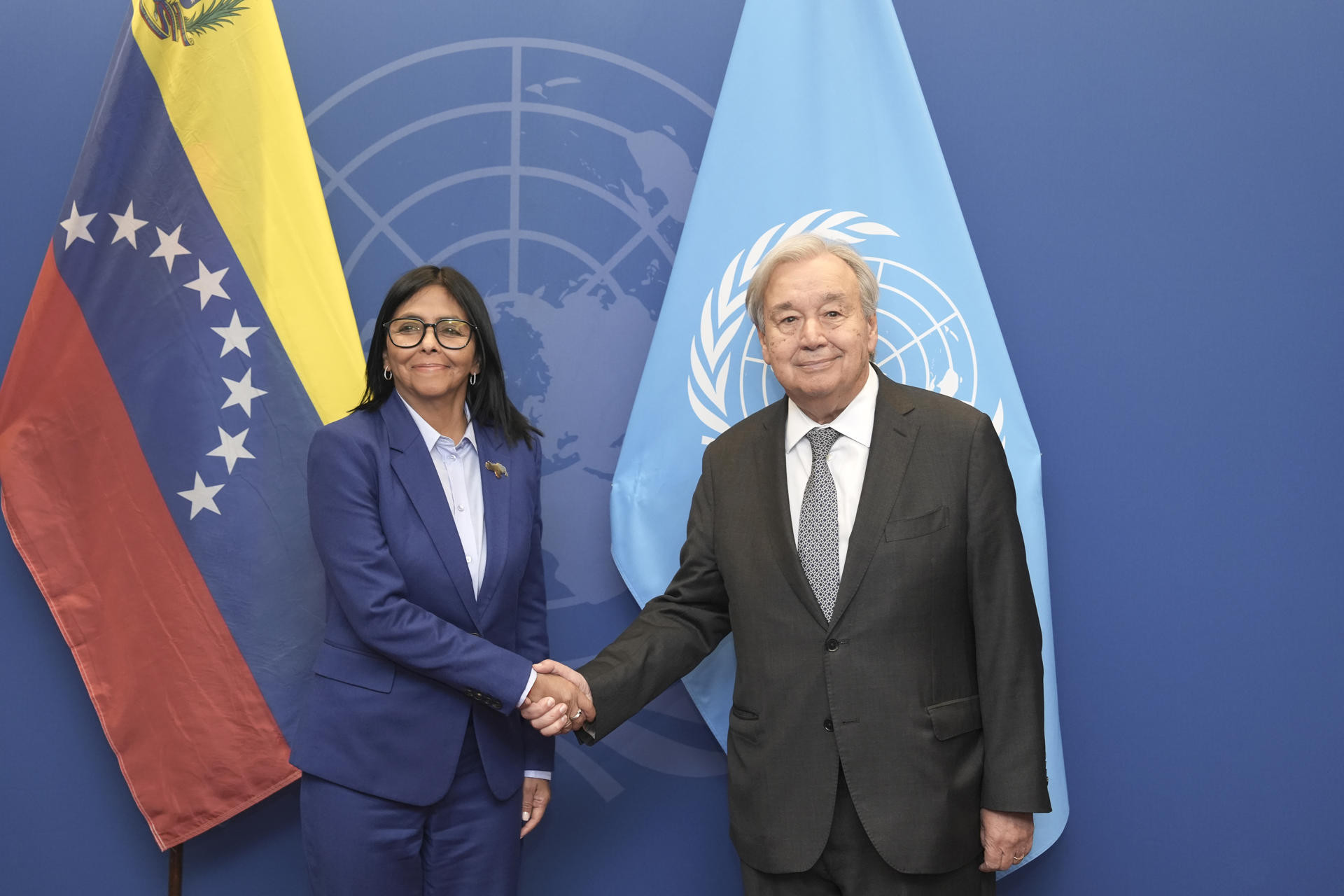 Diario Frontera, Frontera Digital,  Internacionales, ,La presidenta encargada de Venezuela se reunió con el secretario general de la ONU, António Guterres, durante su primera jornada de actividades en la sede del organismo,Delcy Rodríguez se reúne con el secretario general de la ONU
durante su primera jornada diplomática en Nueva York