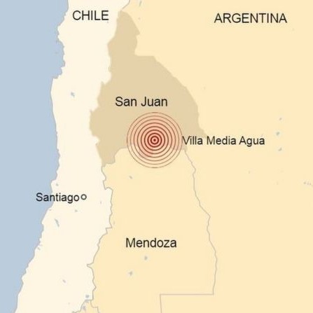 Diario Frontera, Frontera Digital,  TERREMOTO EN SAN JUAN, ARGENTINA, Internacionales, ,Terremoto en Argentina: un sismo de 6,4 se registra en San Juan 
y se siente en varias provincias del país