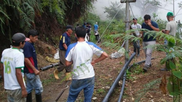 Diario Frontera, Frontera Digital,  MESA BOLÍVAR, EDGAR MÁRQUEZ, Mocoties, ,Edgar Márquez y comunidad 
realizan mejoras al acueducto de Mesa Bolivar