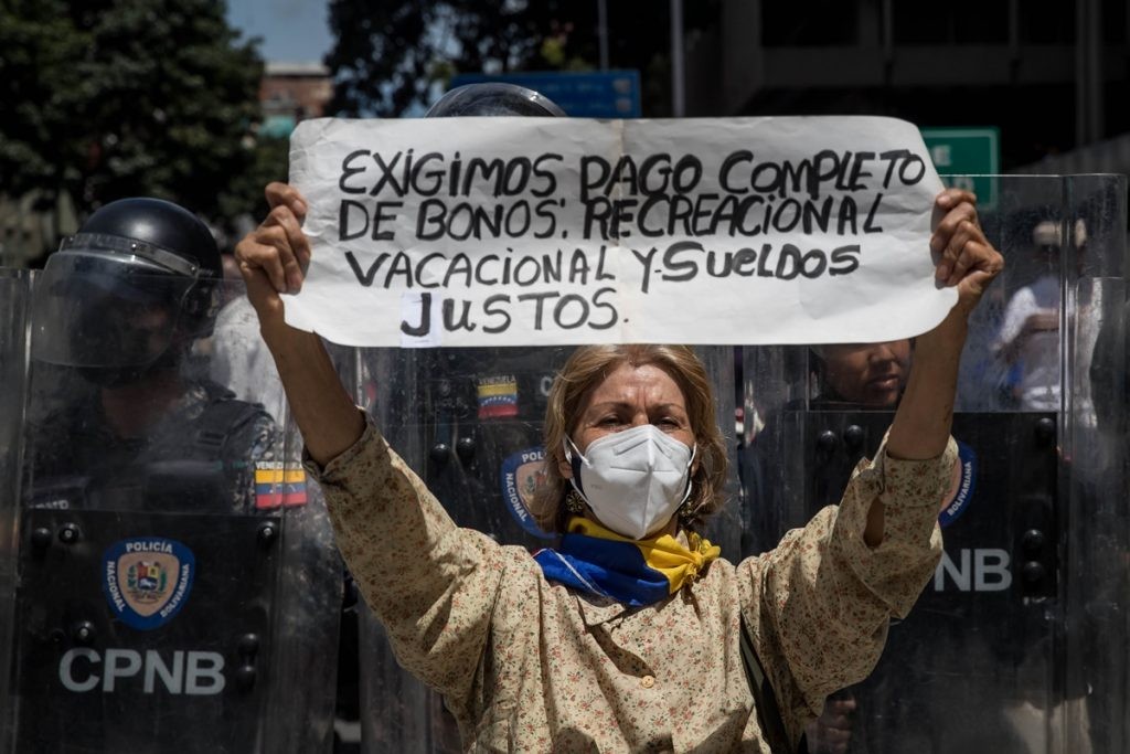 Diario Frontera, Frontera Digital,  TRABAJADORES DEL SECTOR PÙBLICO, PROTESTA NACIONAL, Nacionales, ,«Maduro, nos estás matando»: trabajadores del sector público 
se mantienen en protesta para exigir mejoras salariales