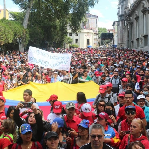 Frontera Digital,  Mérida alzó su voz patriota e, Politica,  Mérida alzó su voz patriota en contra del bloqueo y las sanciones