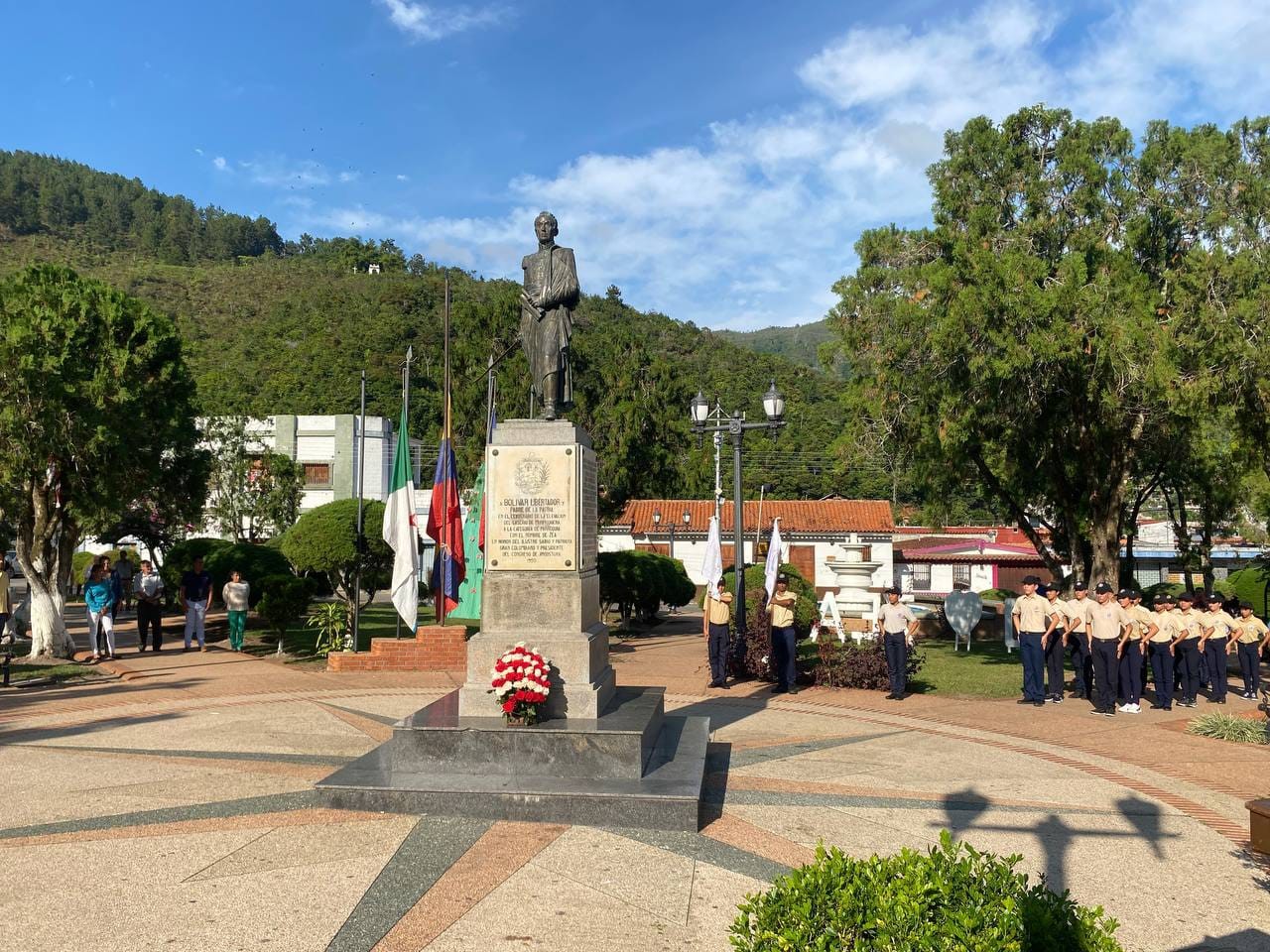 Diario Frontera, Frontera Digital,  municipio Zea, Zea, Victor Bustamante, Simón Bolívar, 193 años, Mocoties, ,Zedeños recordaron los 193 años de la muerte del Libertador Simón Bolívar