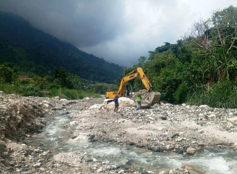 Diario Frontera, Frontera Digital,  ALCALDÍA DE ZEA, Mocoties, ,Gobierno de Víctor Bustamante adelanta 
trabajos de canalización en quebrada Murmuquena