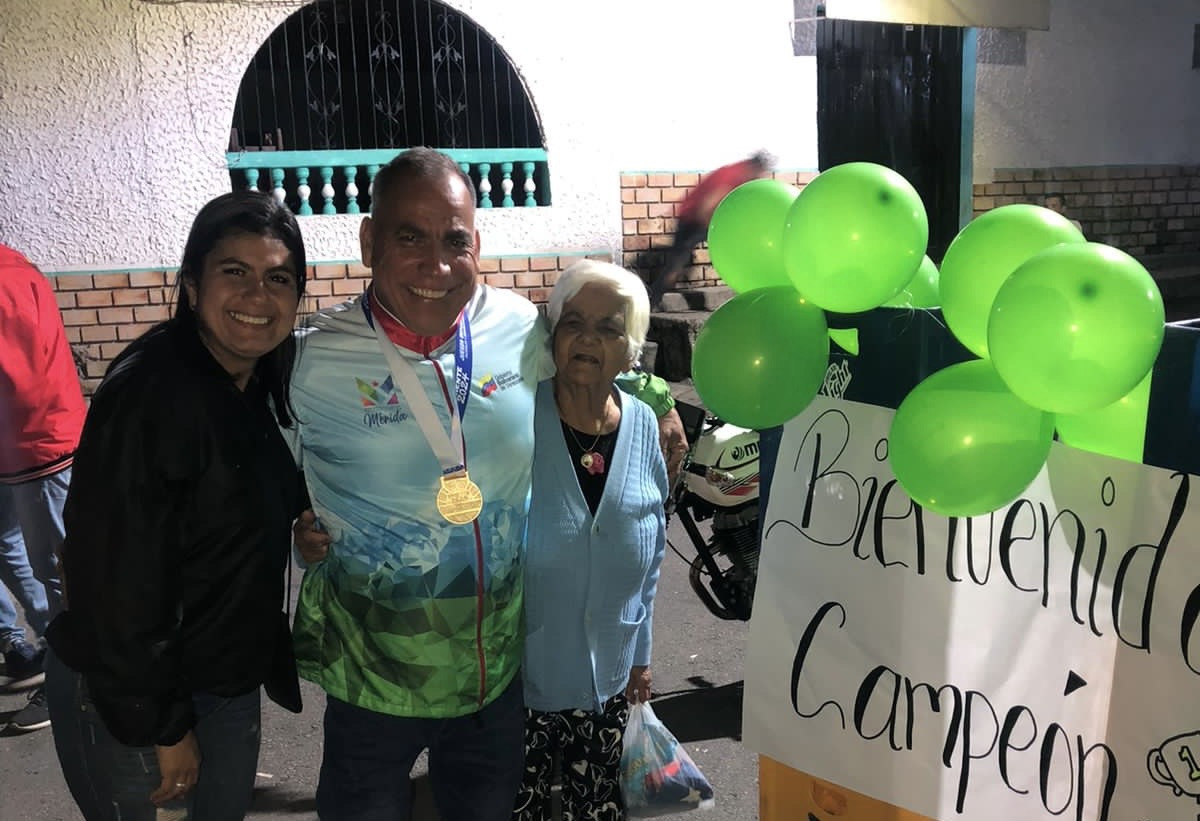 Diario Frontera, Frontera Digital,  Mocoties, ,Zedeños brindaron recibimiento al  paratleta Fredy Peña