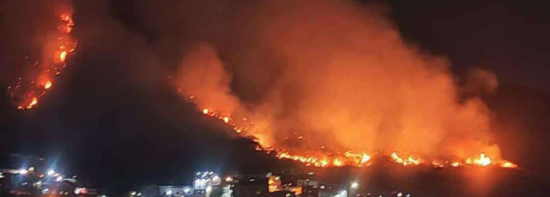 Diario Frontera, Frontera Digital,  Nacionales, ,En la noche de este lunes 08 de abril se registraron múltiples incendios en Caracas