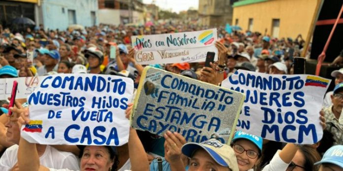 Diario Frontera, Frontera Digital,  Politica, ,Magalli Meda, jefa del comando Con Venezuela, informó que han registrado 15 mil comanditos para la campaña de la oposición