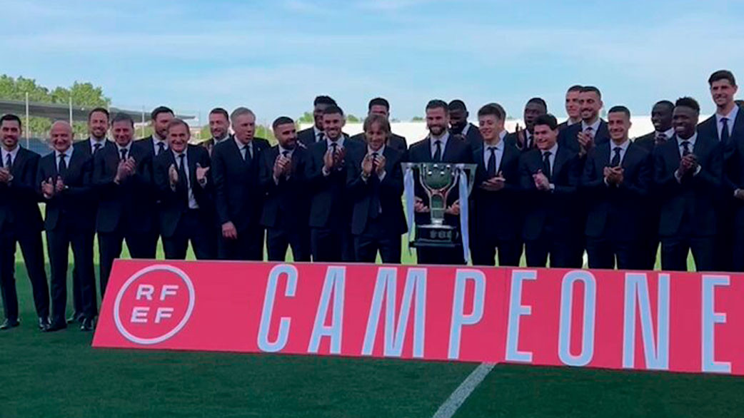 Diario Frontera, Frontera Digital,  Deportes, ,Real Madrid recibe trofeo de campeón de la Liga