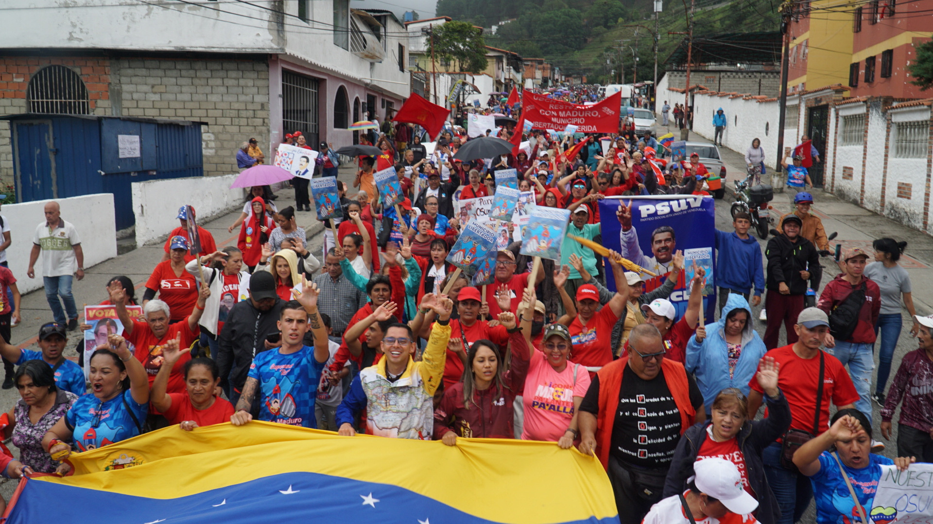 Diario Frontera, Frontera Digital,  Politica, ,Gran movilización de Osuna Rodríguez en respaldo al Presidente Nicolás Maduro