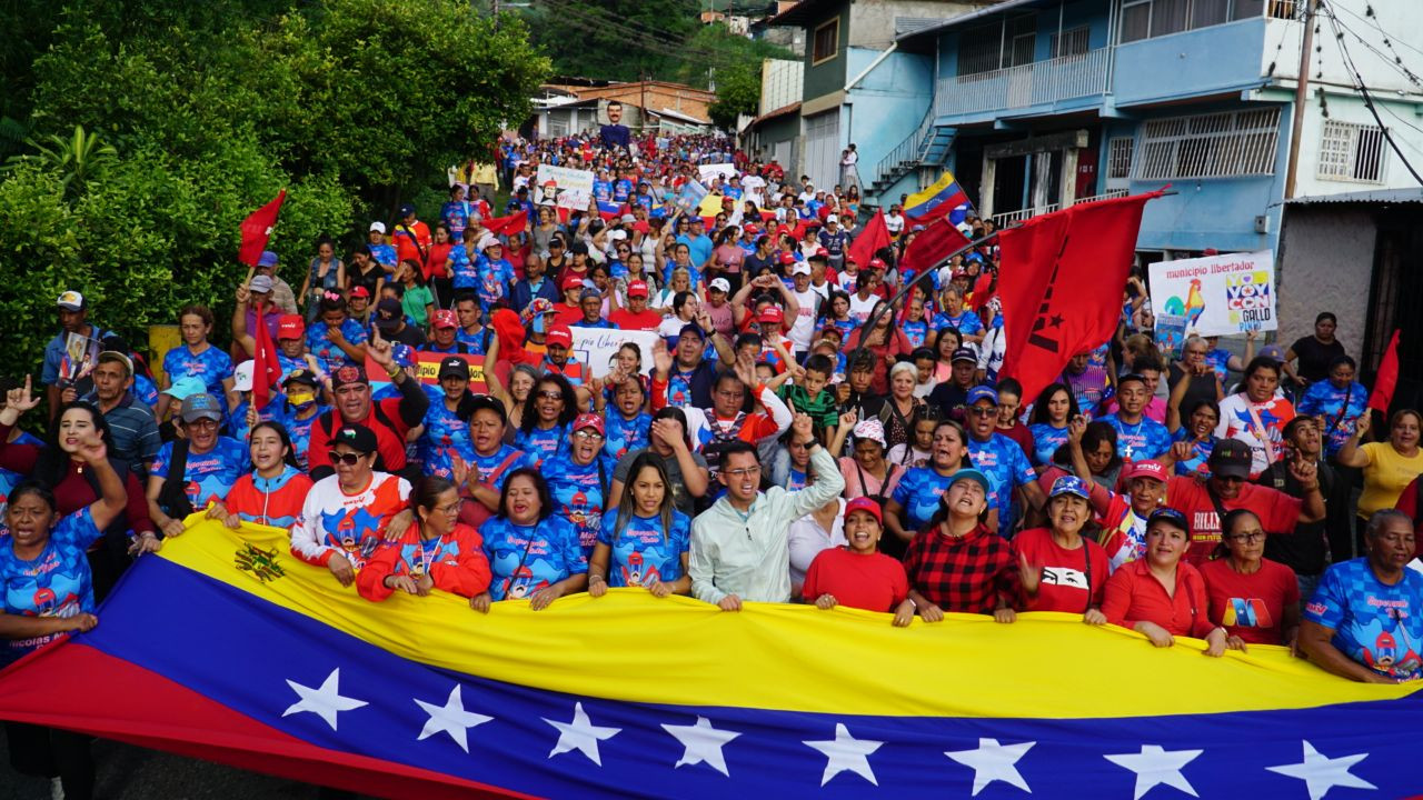 Diario Frontera, Frontera Digital,  Politica, ,Cuenca de El Chama marchó en respaldo al presidente Nicolás Maduro rumbo al 28J