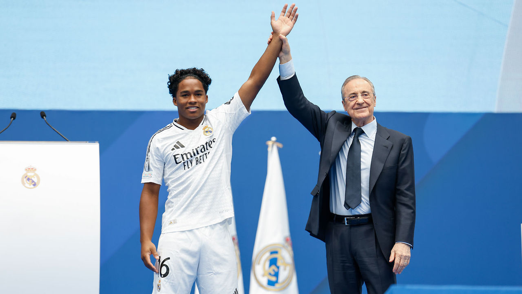 Diario Frontera, Frontera Digital,  Deportes, ,Endrick es presentado como jugador del Real Madrid en un Bernabéu repleto