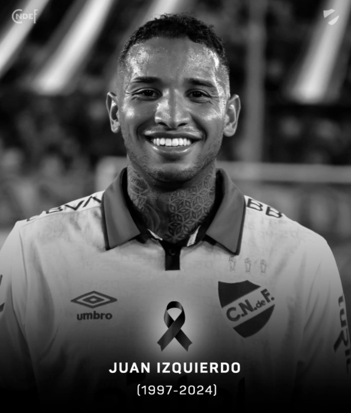 Diario Frontera, Frontera Digital,  Deportes, ,Muere Juan Izquierdo, ex Atlético de San Luis, días después de desplomarse 
en partido de Copa Libertadores 2024 con Nacional