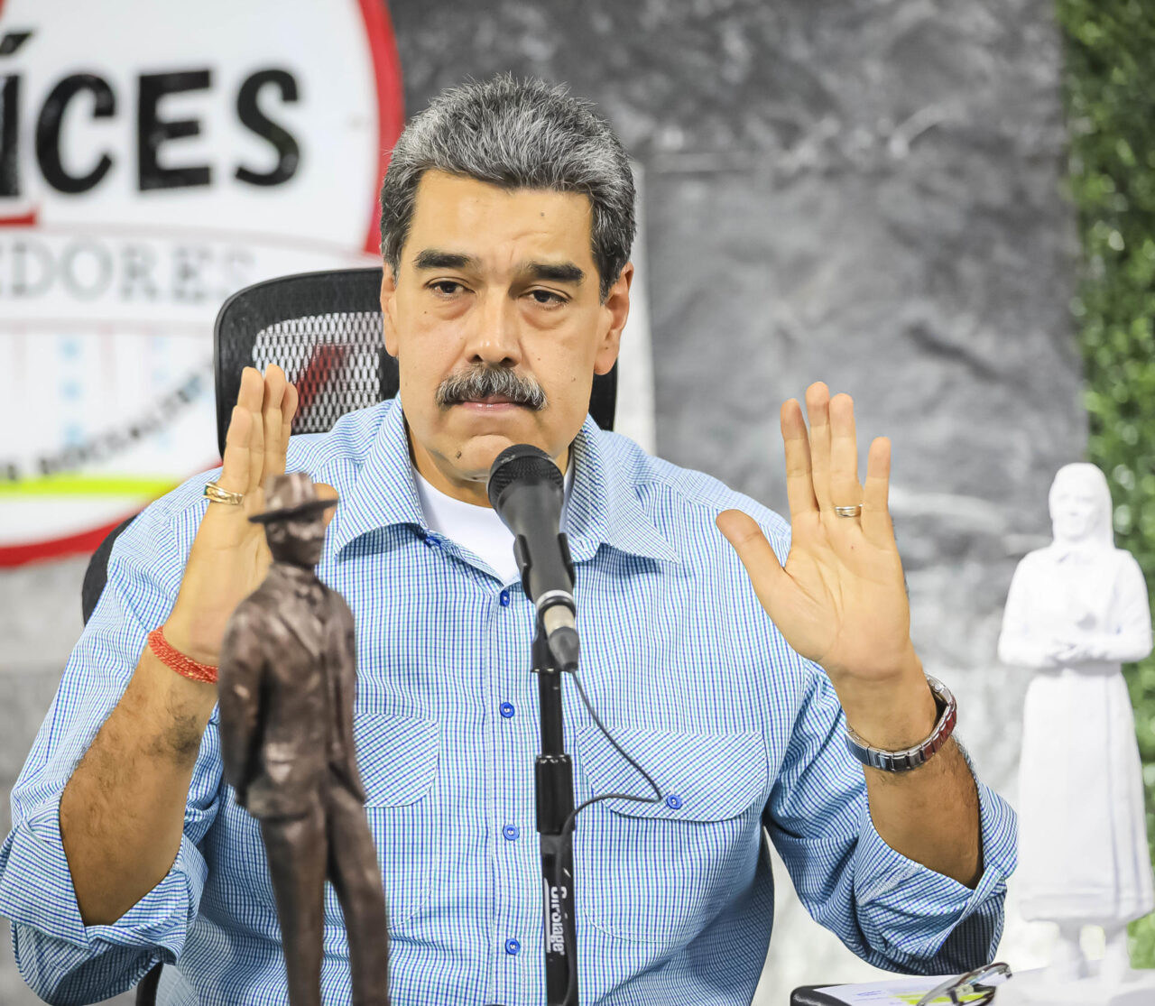 Diario Frontera, Frontera Digital,  Nacionales, ,Nicolás Maduro hablando durante un acto de gobierno este lunes, en Caracas (Venezuela). EFE/ Palacio De Miraflores,Gobierno de Maduro aseguró que capturó a un grupo mercenario: "Está en curso 
un ataque de falsa bandera desde aguas limítrofes con Trinidad y Tobago"