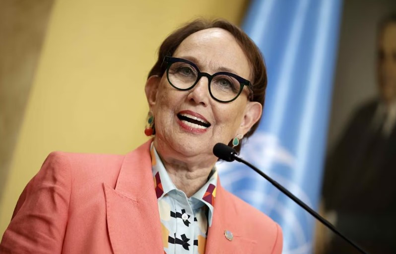 Diario Frontera, Frontera Digital,  Internacionales, ,Rebeca Grynspan, en conferencia de prensa en San José (Costa Rica), este miércoles. Jeffrey Arguedas (EFE),Costa Rica propone a Rebeca Grynspan a la Secretaría General de la ONU: 
“No parto de cero, parto de una posición de fuerza”