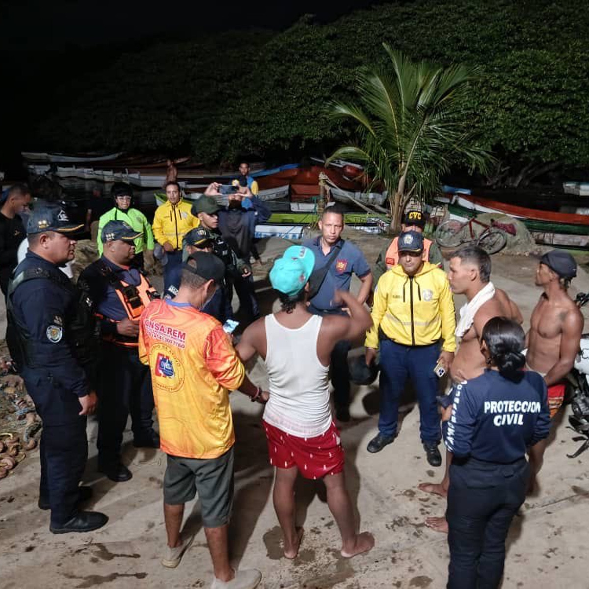Frontera Digital,  Nacionales,  Rescataron a cinco personas de una embarcación que quedó a la deriva en Cuyagua