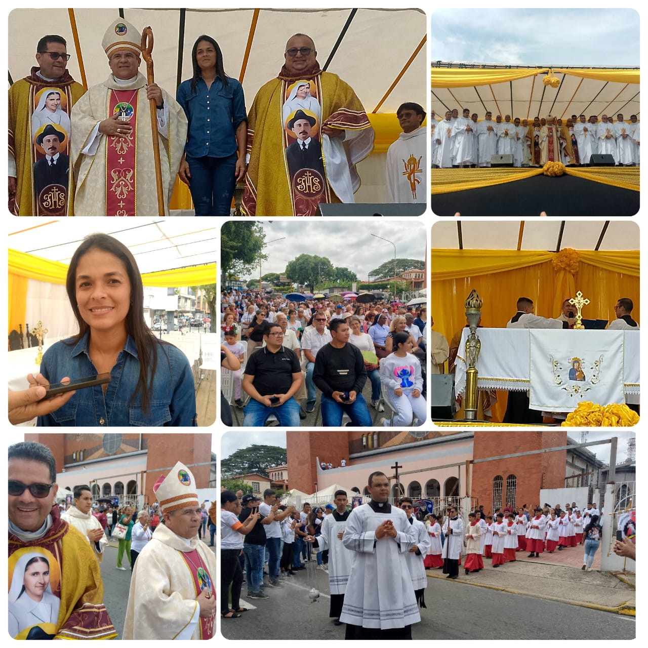 Diario Frontera, Frontera Digital,  El Vigía Panamericana, ,La Eucaristía fue presidida por Monseñor Juan de Dios Peña, obispo de la referida Diócesis junto con los presbíteros que la integran,Feligreses participaron en el acto religioso
de la diócesis de El Vigía - San Carlos del Zulia