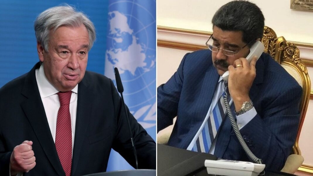 Diario Frontera, Frontera Digital,  Nacionales, ,Maduro conversó con secretario general de la ONU sobre bloqueo anunciado por Trump a tanqueros