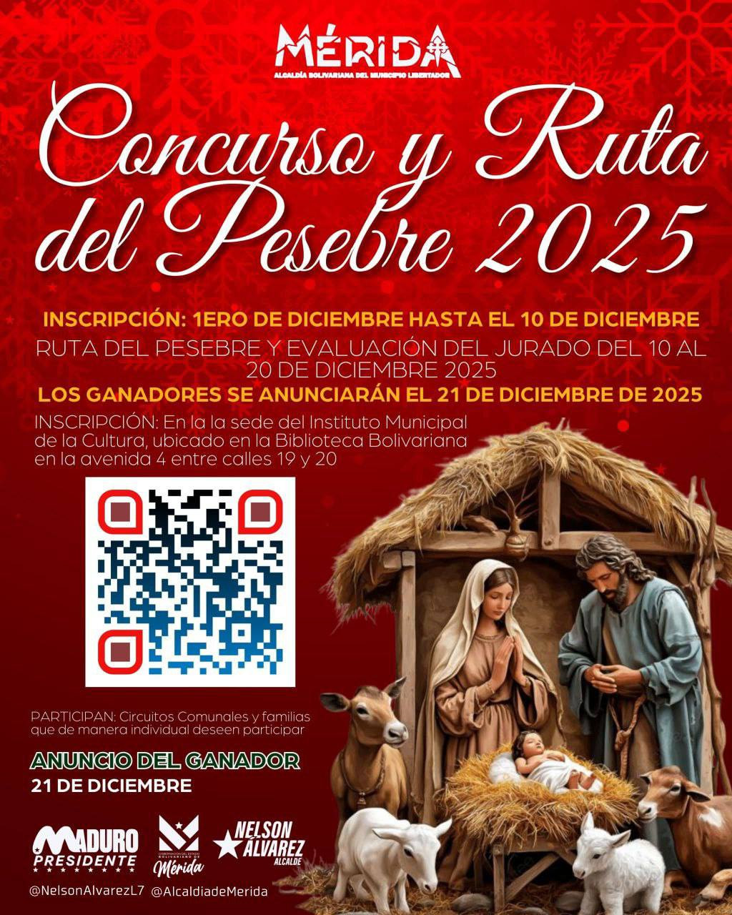 Diario Frontera, Frontera Digital,  Regionales, ,Abiertas las inscripciones para el Concurso y Ruta del Pesebre 2025 “Fe y Tradiciones Navideñas”