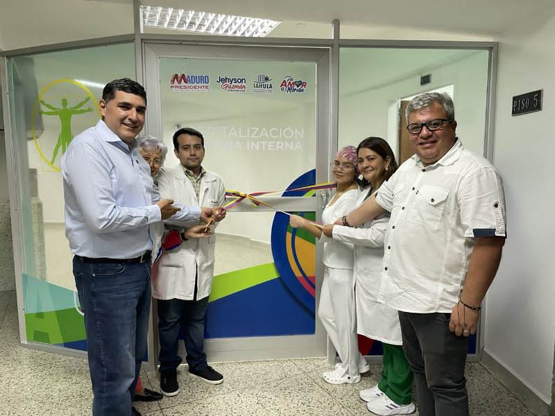 Diario Frontera, Frontera Digital,  Salud, ,Gobernador Jehyson Guzmán entrega rehabilitado el piso 5 del Iahula