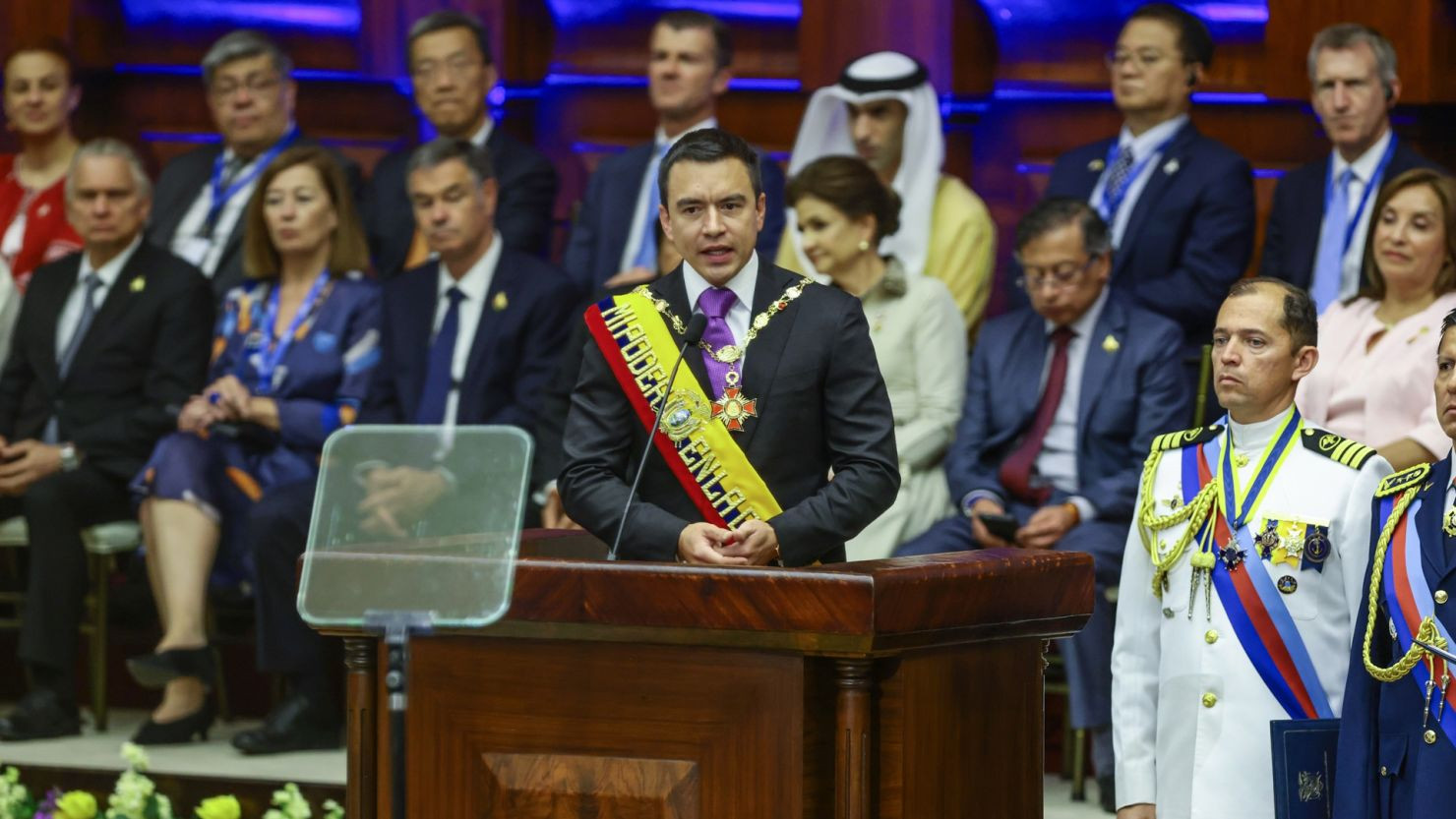 Diario Frontera, Frontera Digital,  Internacionales, ,Ecuador: Daniel Noboa toma posesión de un nuevo mandato presidencial hasta 2029
