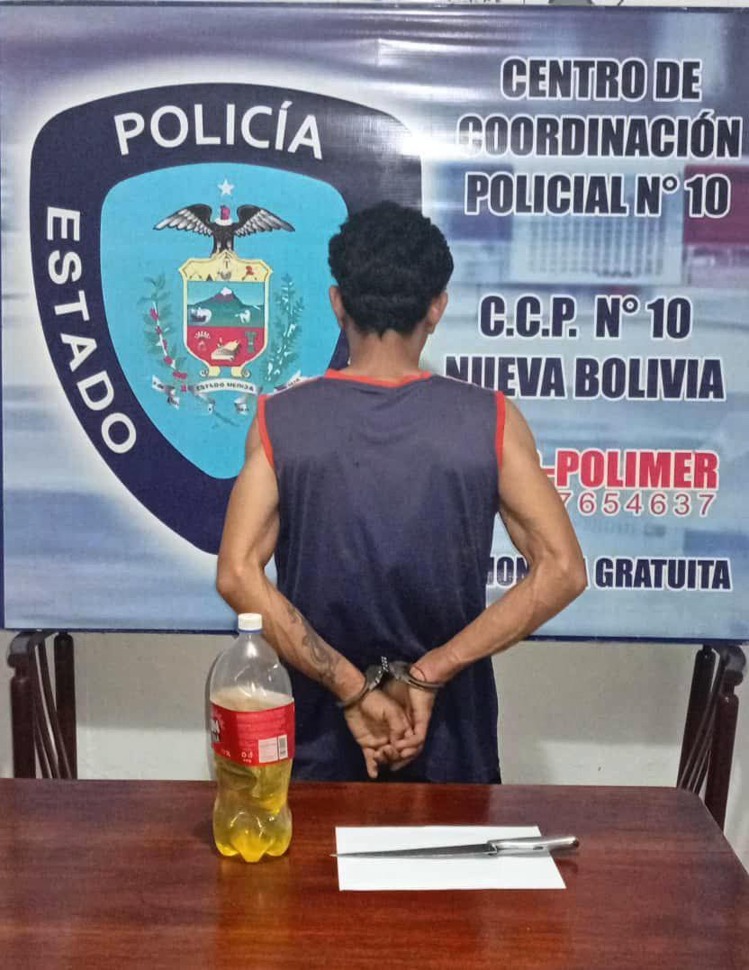 Diario Frontera, Frontera Digital,  Sucesos, ,Detienen en Santa María a hombre que intentó quemar con gasolina a su hermana