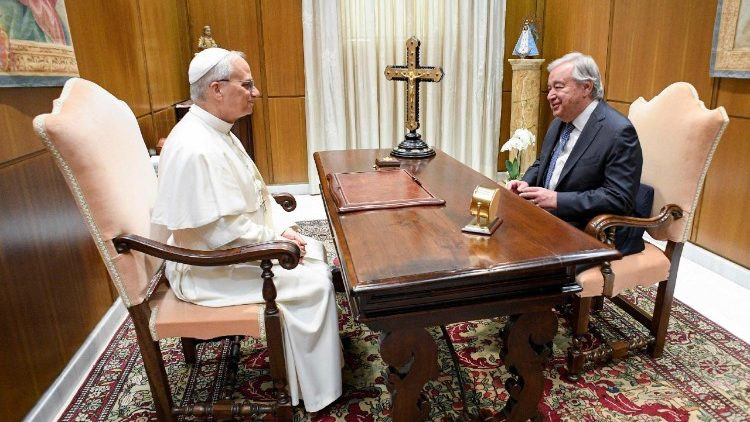 Diario Frontera, Frontera Digital,  Internacionales, ,El Papa León XIV recibe al secretario general de la ONU, António Guterres