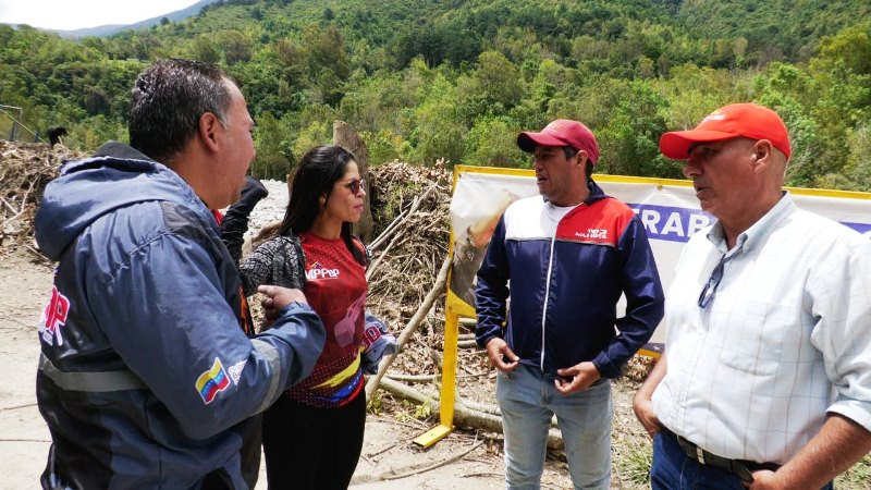 Diario Frontera, Frontera Digital,  Páramo, ,Viceministra de Obras Públicas inspeccionó avances 
de los trabajos que se realizan en la carretera Trasandina