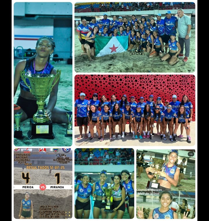 Diario Frontera, Frontera Digital,  Deportes, ,Mérida campeona en el Torneo Nacional de Kickingball playa categoría sub 25 en La Guaira