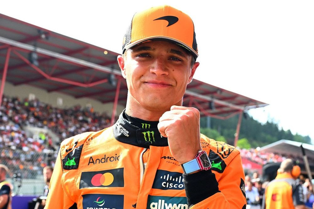 Diario Frontera, Frontera Digital,  Deportes, ,Lando Norris le gana la pole a Piastri en Bélgica