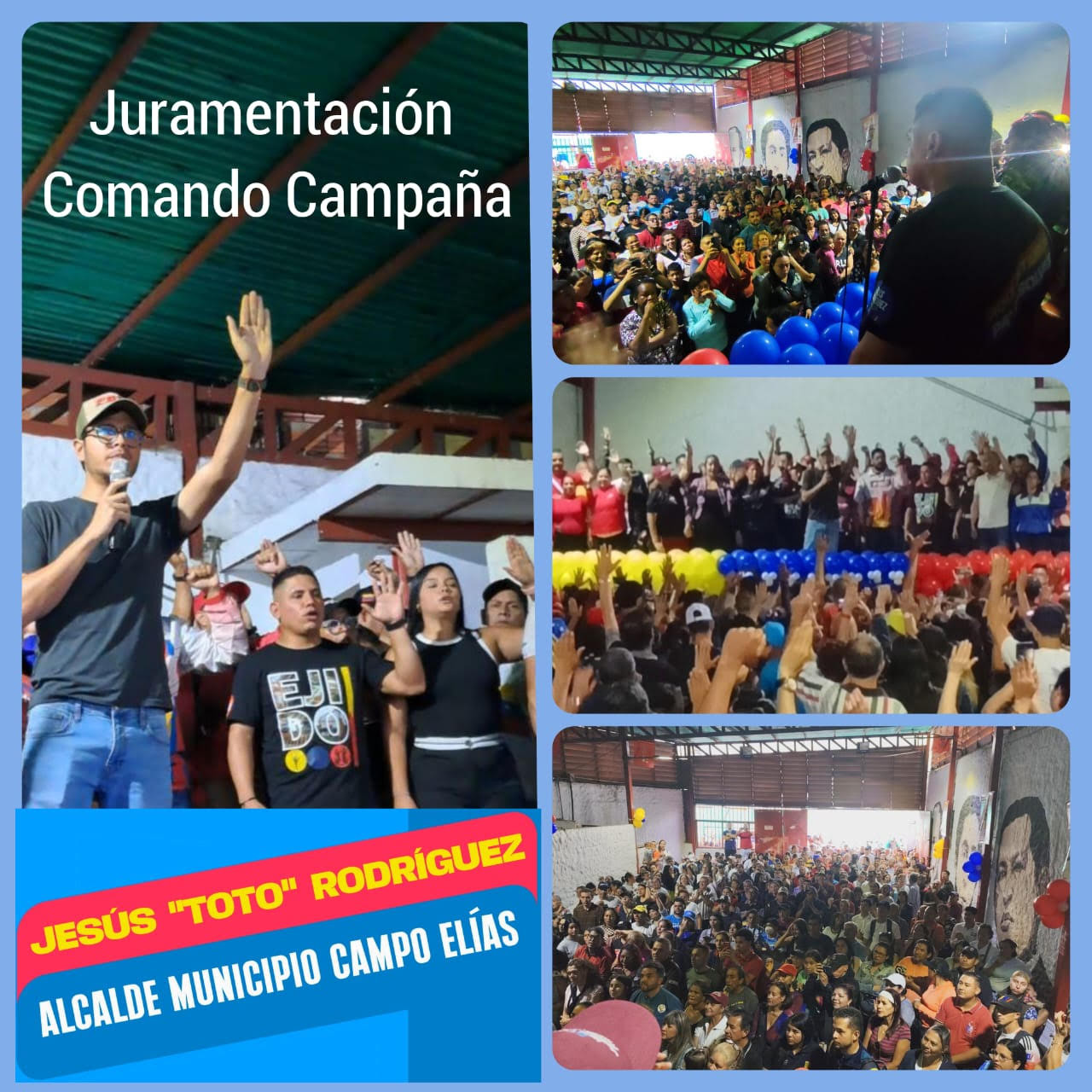 Diario Frontera, Frontera Digital,  Politica, ,Juramentado Comando de Campaña "Gente que Resuelve" en Campo Elías