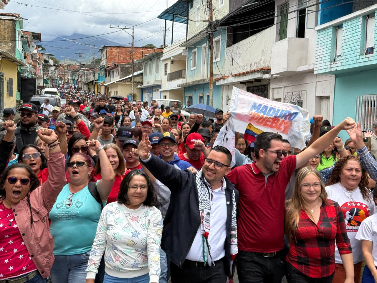 Diario Frontera, Frontera Digital,  Politica, ,Pueblo merideño se movilizó en respaldo al presidente Nicolás Maduro