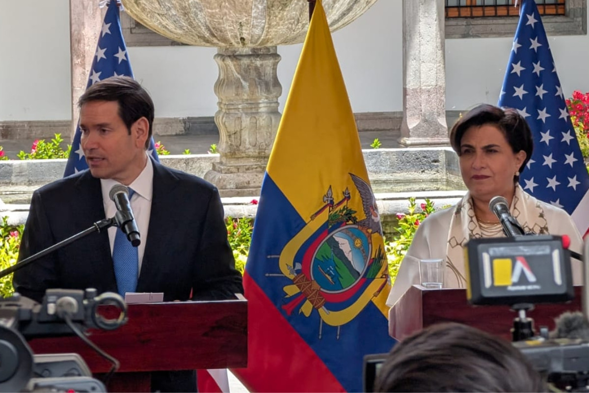 Diario Frontera, Frontera Digital,  Internacionales, ,Conferencia de prensa conjunta del secretario de Estado de EE. UU. Marco Rubio 
y la ministra de Relaciones Exteriores de Ecuador Gabriela Sommerfeld