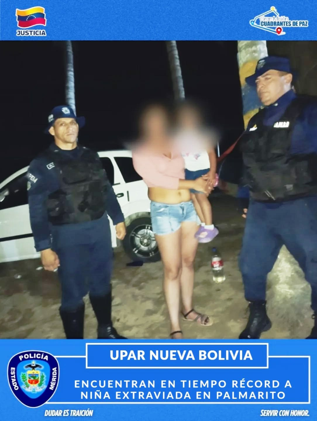 Diario Frontera, Frontera Digital,  Sucesos, ,Policía localizó en tiempo récord a niña 
extraviada en Palmarito