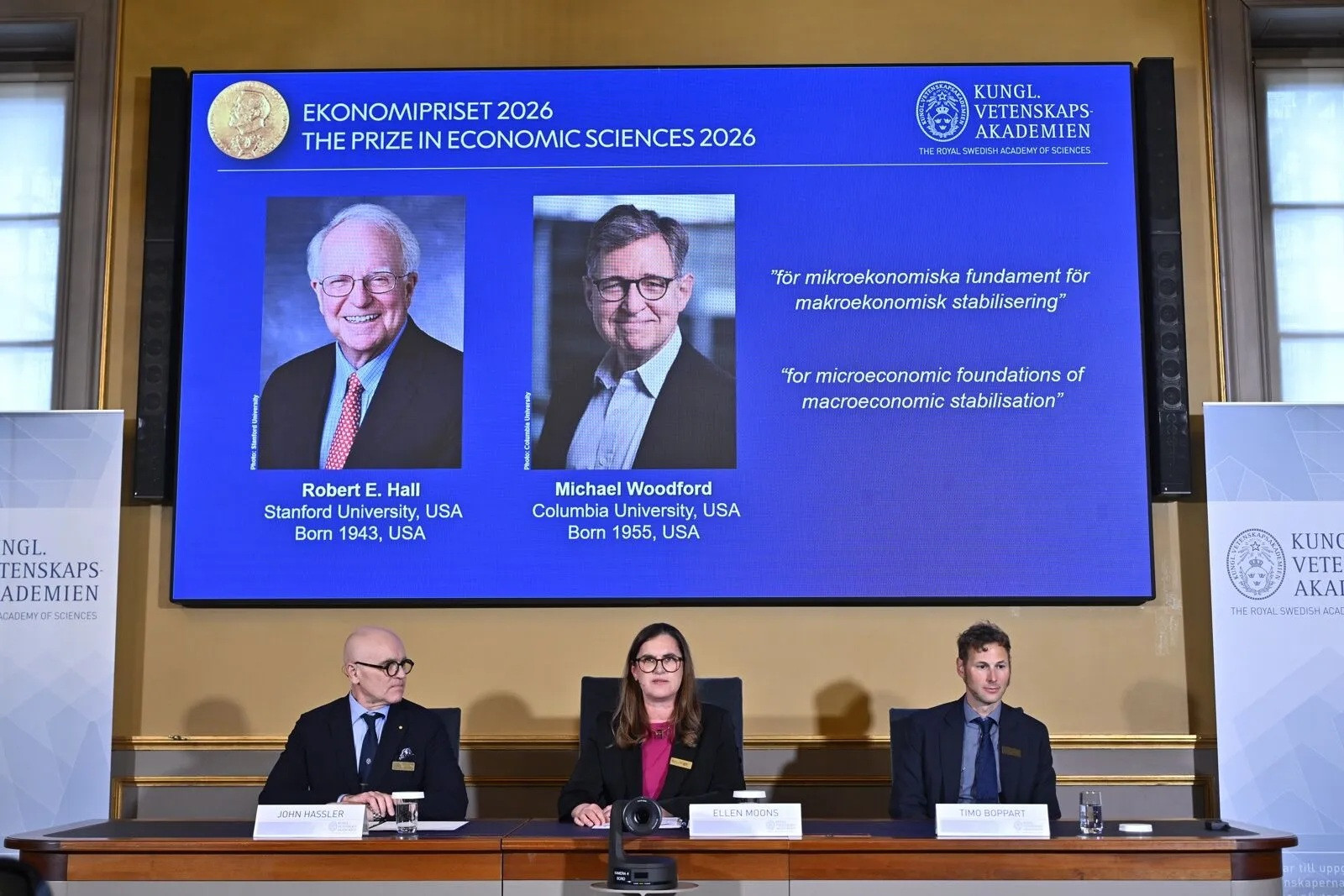 Diario Frontera, Frontera Digital,  Internacionales, ,Hall y Woodford ganaron el Nobel de Economía por sus modelos de estabilización macroeconómica