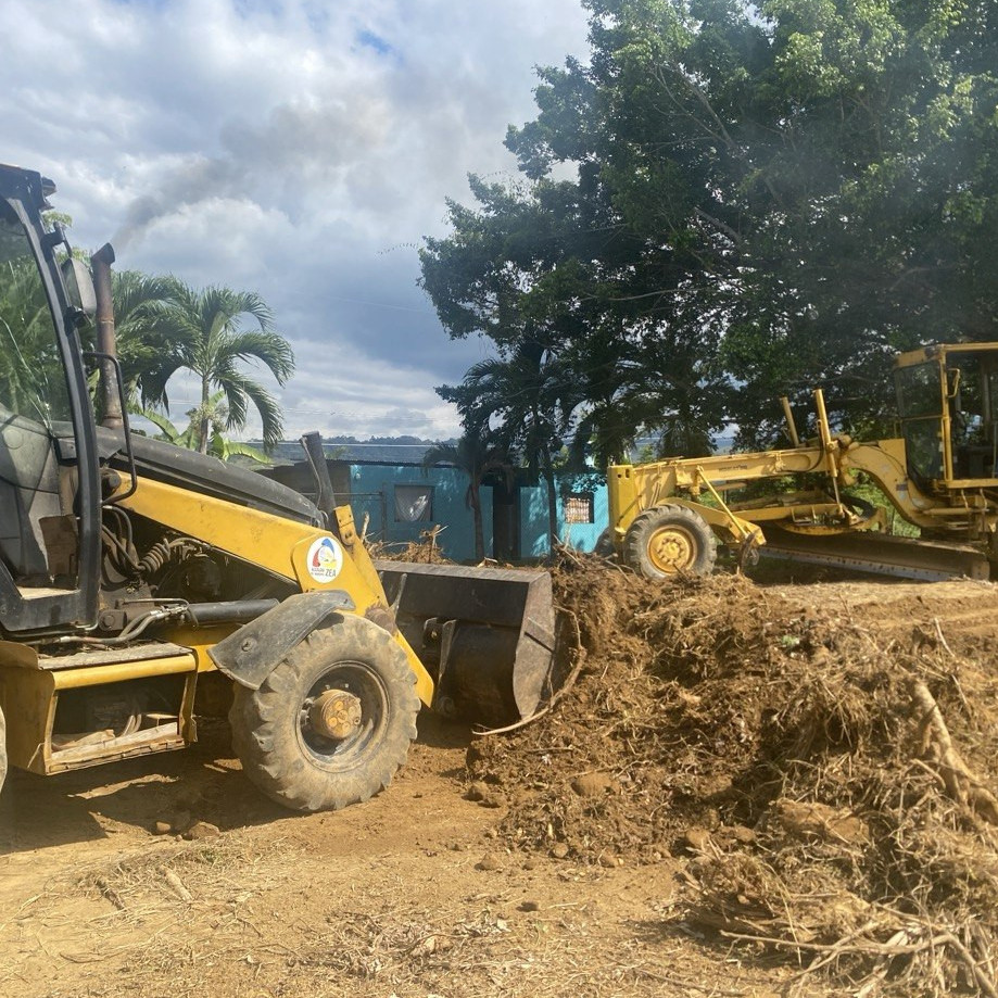Frontera Digital,  Regionales,  Alcaldía de Zea avanza con trabajos de rehabilitación vial 
y despeje de escombros en la parroquia Caño El Tigre